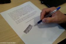 Υπογραφή συμφωνητικών, © Αρχείο Πράσινου Ταμείου
